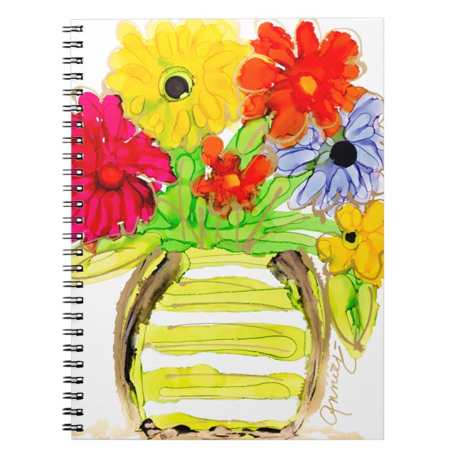 Cuaderno Spiral de Diario de bloc de notas Lovitude Holding (Frente)