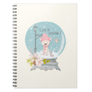 Cuaderno Spiral Fotonotizbuch  - Let it snow