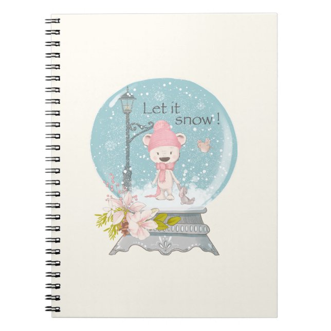 Cuaderno Spiral Fotonotizbuch  - Let it snow (Frente)