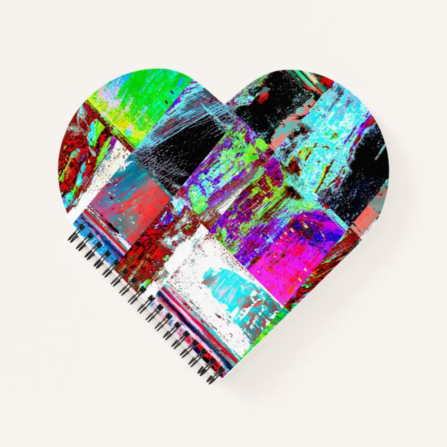 Cuaderno Spiral Notebook – Abstract Grid (Anverso)