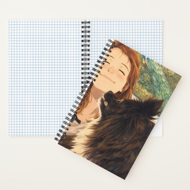 Cuaderno Spiral Notebook Anime Playful Puppy (Interior)