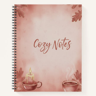 Cuaderno Spiral Notebook Cozy Notes" Autumn Vibes Deluxe Sp
