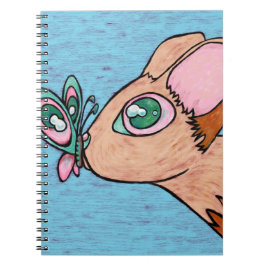 Cuaderno Spiral Notebook, Curious Butterfly Friend