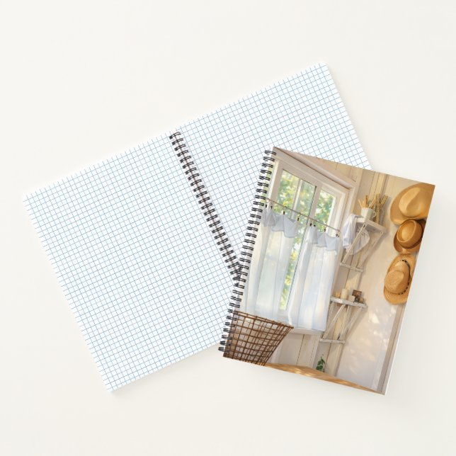 Cuaderno Spiral Notebook Curtain in the Wind (Interior)