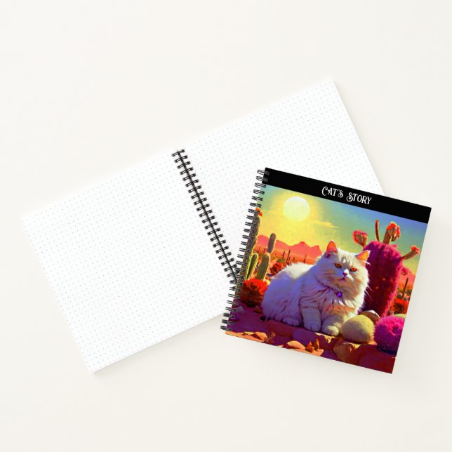 Cuaderno Spiral Notebook  for Cat Lovers (Interior)