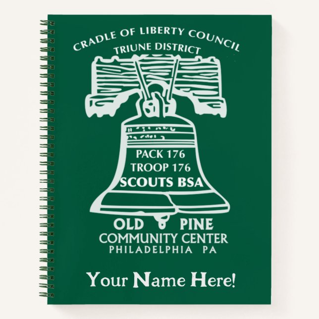 Cuaderno Spiral Notebook - Forest Green (Personalized) (Anverso)