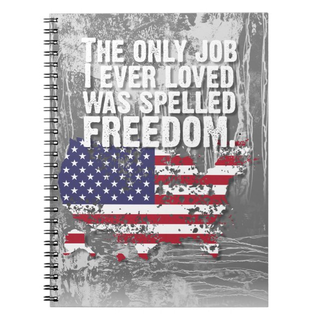 Cuaderno Spiral Notebook – Freedom Job (Frente)