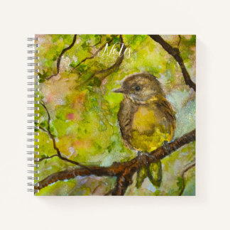 Cuaderno Spiral Notebook - Sweetie Bird Watercolor