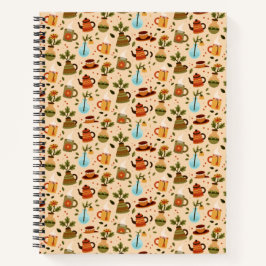 Cuaderno Spiral notebook with a vibrant cover featuring 