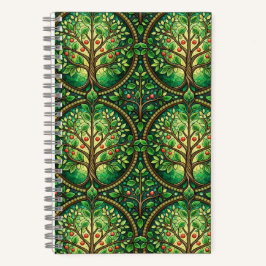 Cuaderno Spiral notebook with a vibrant design 