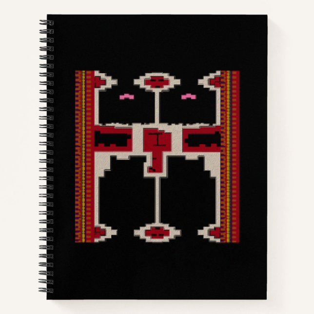 Cuaderno Spiral Notebook with design from Borneo (Anverso)