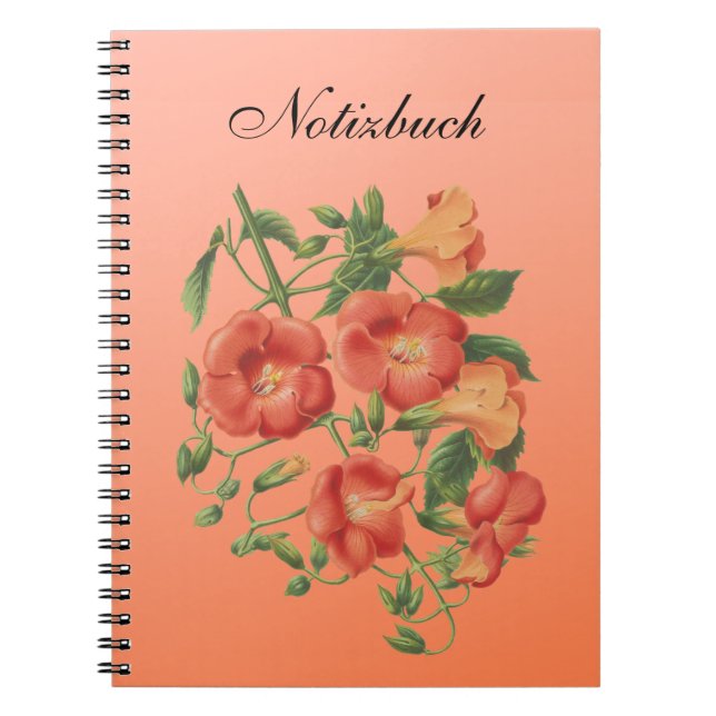 Cuaderno Spiral-Notizbuch „Blumenzauber“ (Frente)