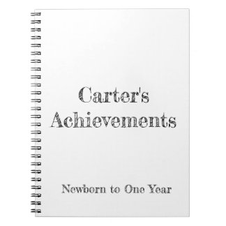 Cuaderno Spiral Photo Achievement Notebook