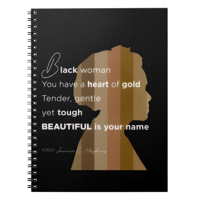 Cuaderno Spiral Photo Notebook 'Beautiful is your name" (Frente)