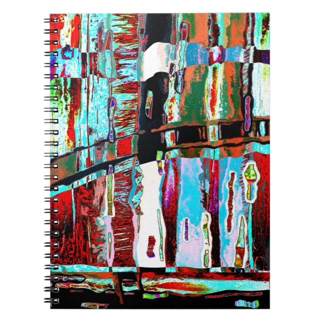 Cuaderno Spiral Photo Notebook Collapse Reflection Abstract (Frente)