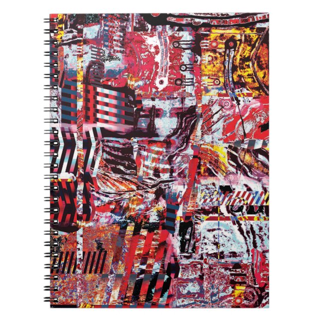 Cuaderno Spiral Photo Notebook – Fragmented Pulse (Frente)