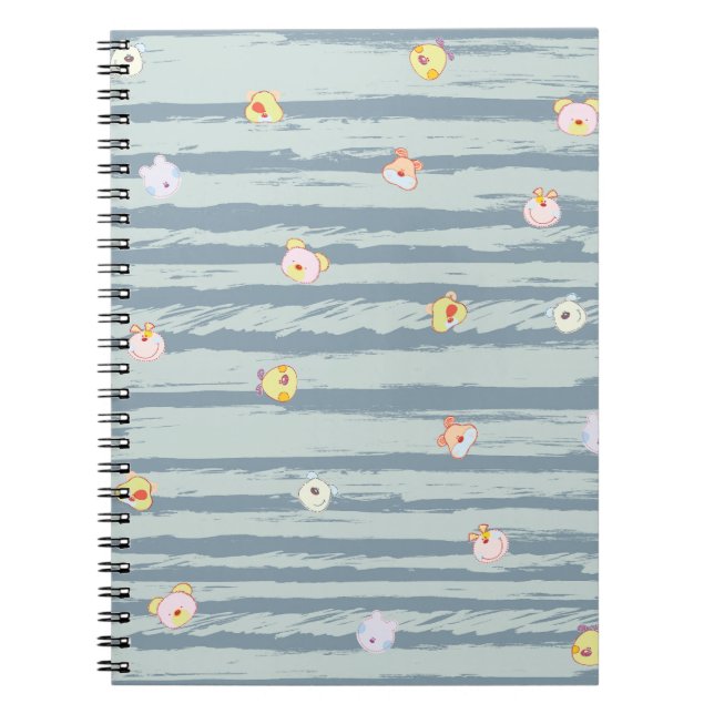 Cuaderno Spiral Photo Notebook – Whimsy Faces (Frente)