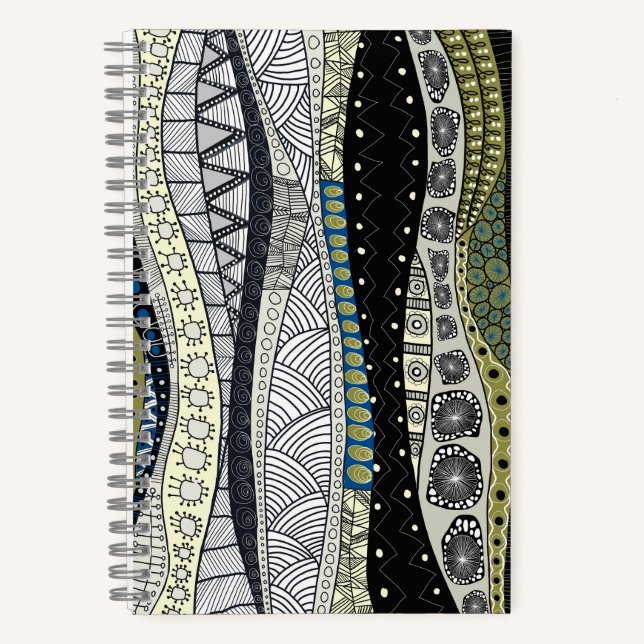 Cuaderno Spiral Zen Waves Notebook (Anverso)