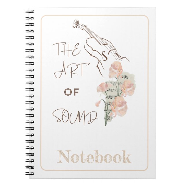 Cuaderno SpiralNotebook für personalisierte Musik - Foto (Frente)