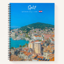 Cuaderno Split, Croacia - Espiral de Ciudad Costera