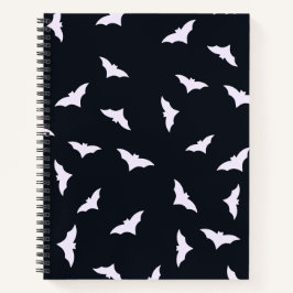 Cuaderno Spooky Bats Black Halloween Notebook