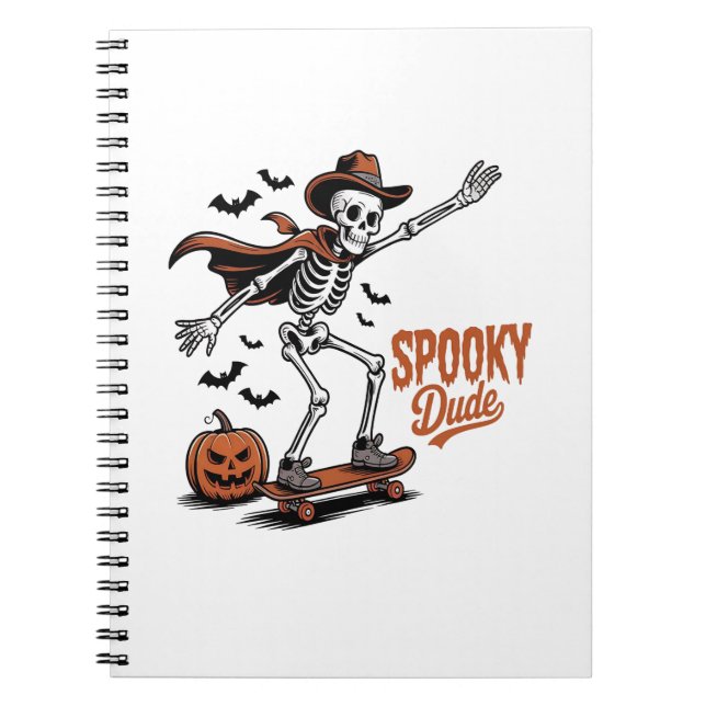 Cuaderno Spooky Dude Spooky Season (Frente)