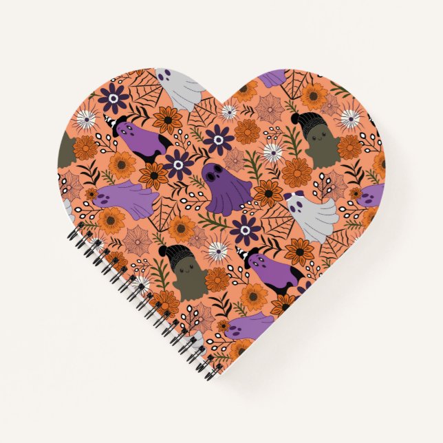 Cuaderno Spooky floral (Anverso)