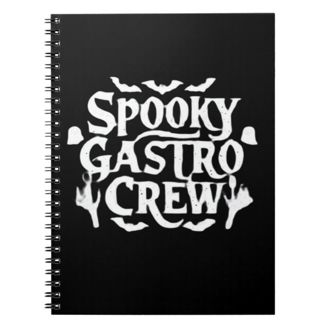 Cuaderno Spooky Gastro Crew Gastro Nurse Halloween Classic  (Frente)