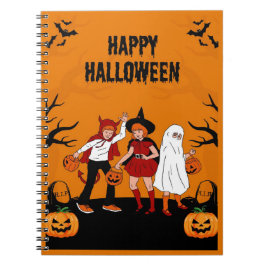 Cuaderno Spooky Halloween – Calabaza, Fantasma y
