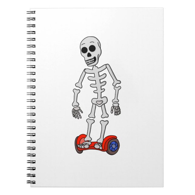 Cuaderno Spooky Hover Bones (Frente)
