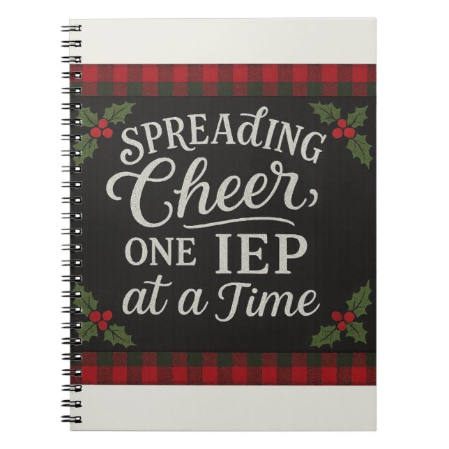 Cuaderno Spreading Cheer, One IEP at a Time (Frente)