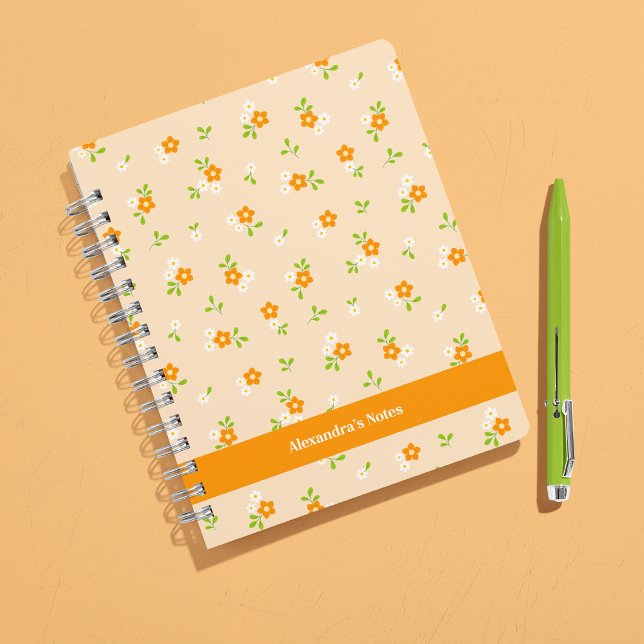 Cuaderno Spring Floral Daisy Bouquets Personalised (Subido por el creador)