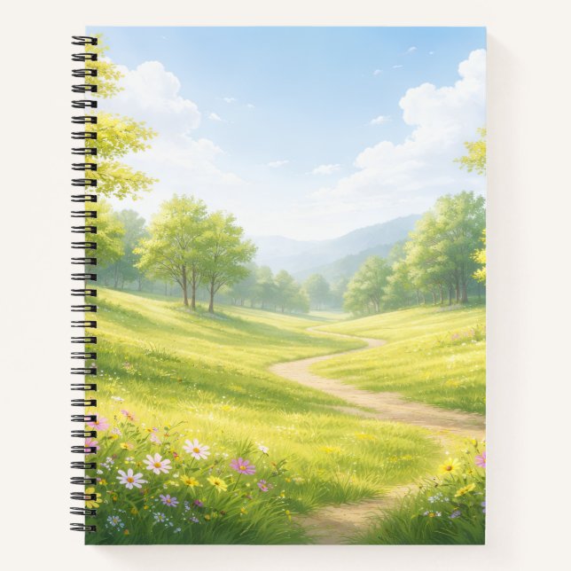 Cuaderno Spring Meadow Nature Spiral Notebook (Anverso)