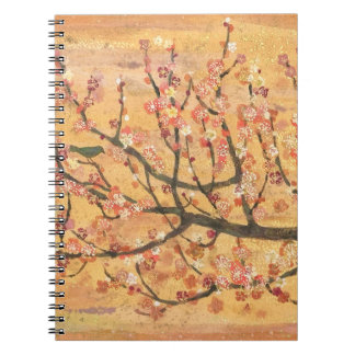 Cuaderno Spring Melody: Plum Blossom & Bush Warbler