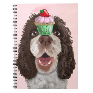 Cuaderno Springer Spaniel con Cupcake 2