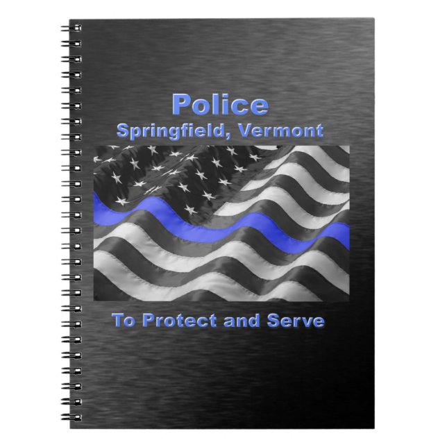 Cuaderno Springfield, Vermont. Policía (Frente)