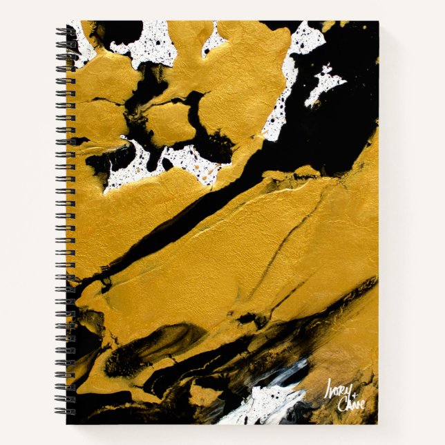 Cuaderno SPWW encendió la espiral de resumen Soul Black & G (Anverso)