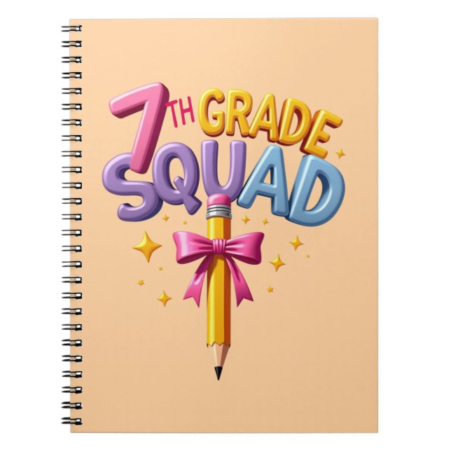 Cuaderno Squad de 7º Grado De vuelta a clases (Frente)