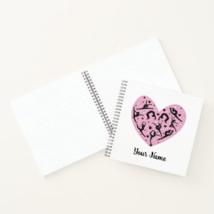 Cuaderno Square Personalized Rhythmic Gymnastics Notebook