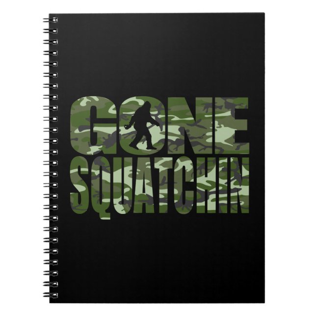 Cuaderno Squatchin ido Camo adaptable (Frente)