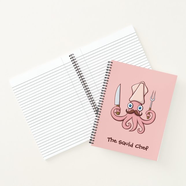 Cuaderno Squid Chef Personalizado (Interior)