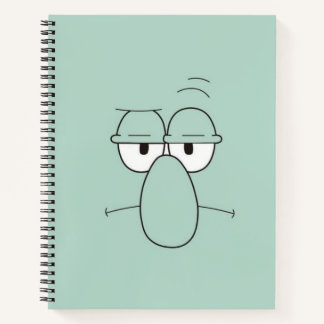 Cuaderno Squidward Inspired Notebook