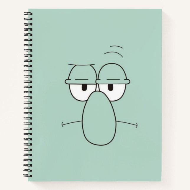 Cuaderno Squidward Inspired Notebook (Anverso)