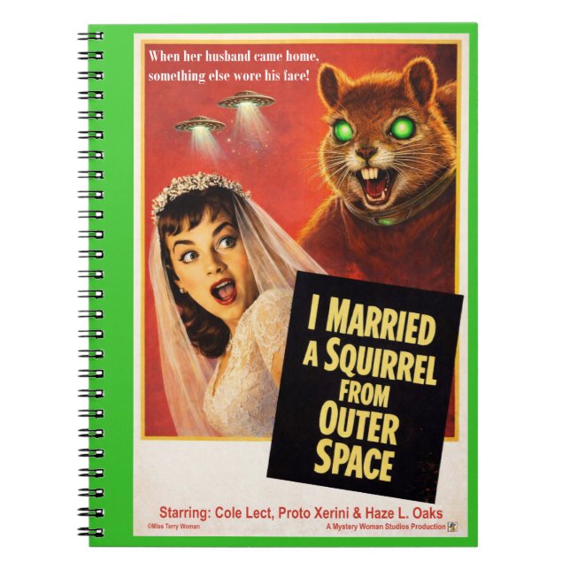 Cuaderno Squirrel from Outer Space (Frente)