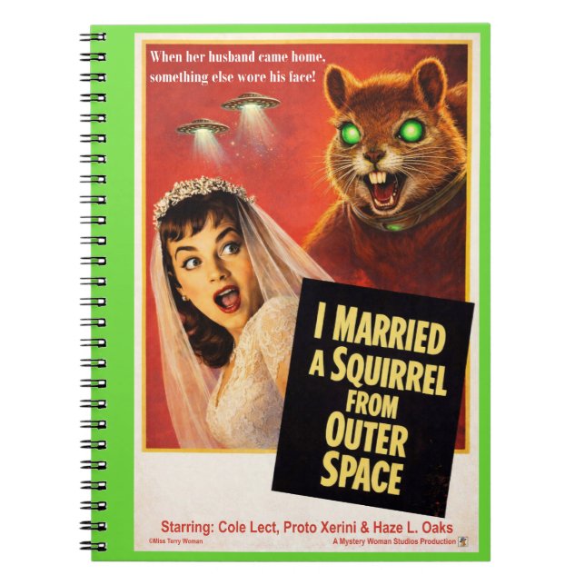 Cuaderno Squirrel from Outer Space (Frente)
