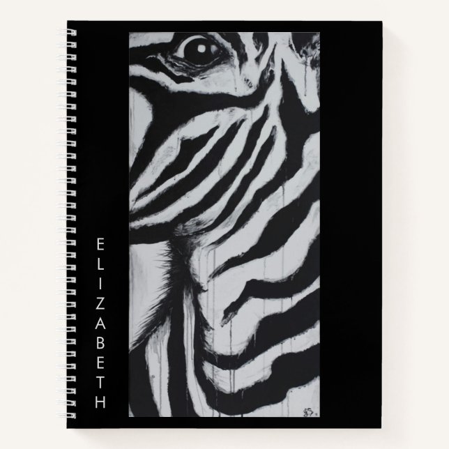 Cuaderno Sr. Arte Original Abstracto de Animales de Vida Si (Anverso)