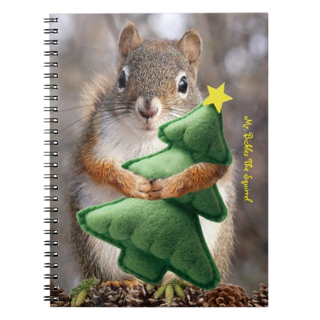 Cuaderno Sr. Bickles La ardilla 6,5 x 8,75" (Frente)
