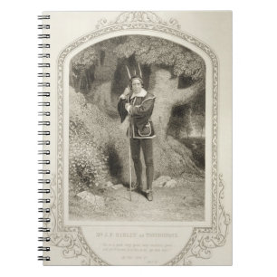 Cuaderno Sr. J.P. Harley como piedra de toque, escena 1 del