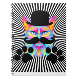 Cuaderno Sr. mustach cat
