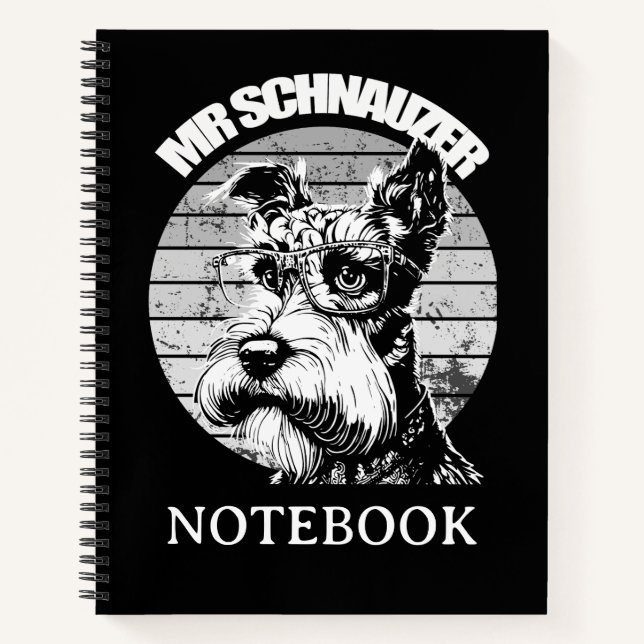 Cuaderno Sr. Schnauzer (Anverso)
